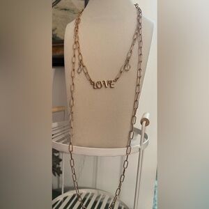 Katia Designs Gold 'LOVE' Necklace